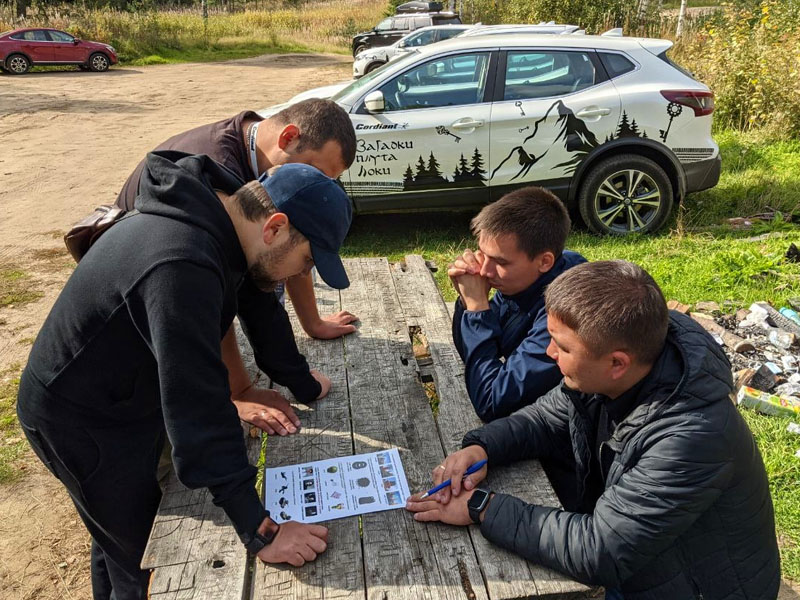 Выездной квест PokerRun для Cordiant в Карелии